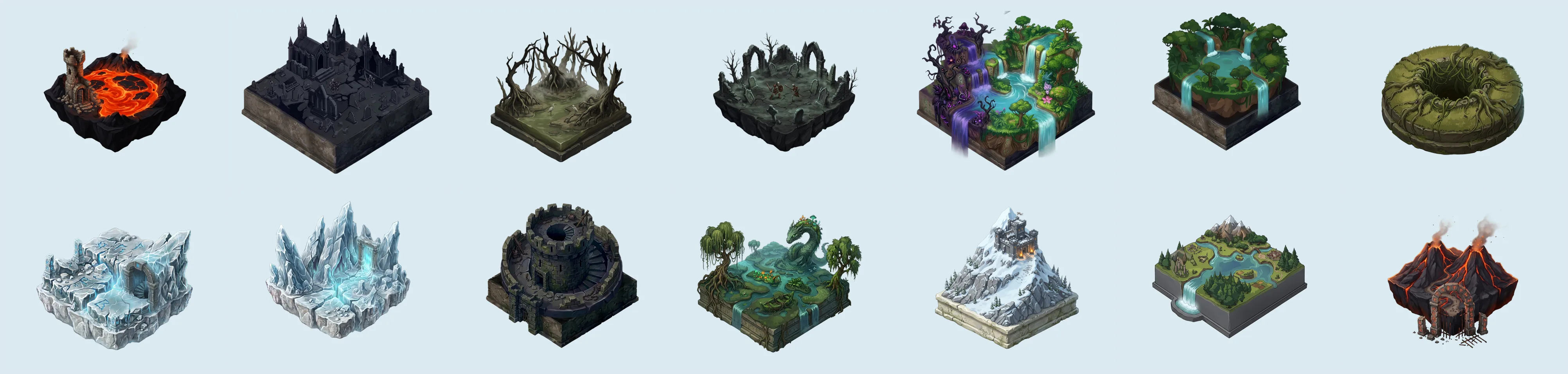 Fourteen campaign realms