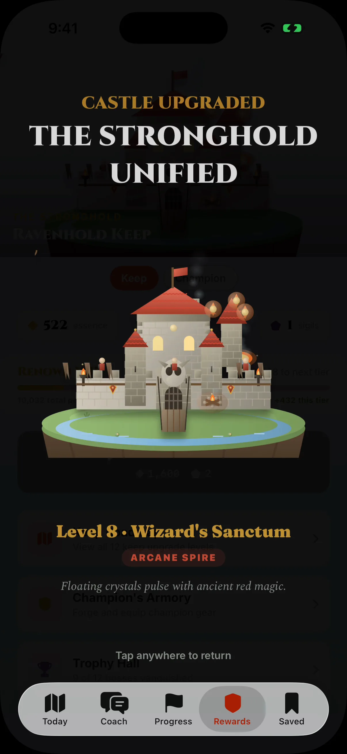 Upgraded campaign stronghold